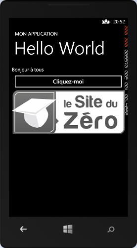 Empilement vertical des contrôles grâce au StackPanel