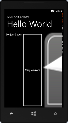 Empilement horizontal des contrôles