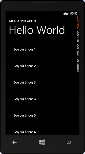 Il manque un contrôle à l'écran
