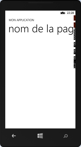 Le titre est noir sur fond blanc en mode clair