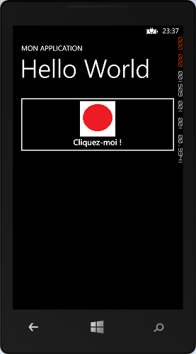 Un bouton avec une image