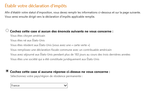 Sélectionnez votre pays