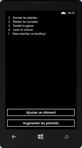 La collection est mise à jour grâce à l'implémentation de l'interface INotifyPropertyChanged