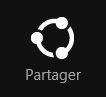 Le bouton de partage de Windows 8