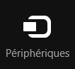 Le bouton des périphériques