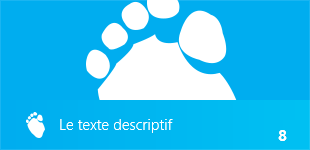 Affichage d'un badge sur une vignette