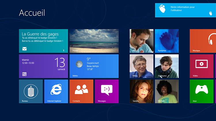 Affichage d'une notification toast