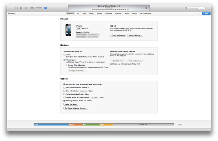Résumé de notre iPhone