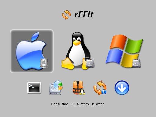 Interface de rEFIt