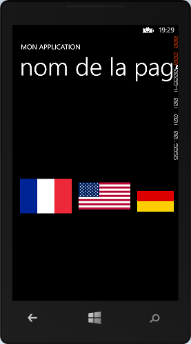 L'écran n'est pas assez large pour voir les 4 images avec un StackPanel