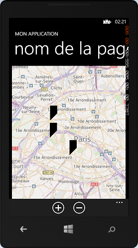 Les punaises pour épingler des points d'intérêts