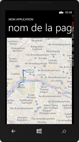 Calcul d'itinéraire entre deux points