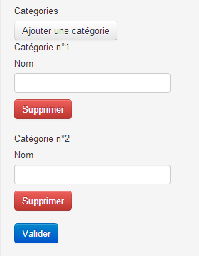 Le formulaire multiple est opérationnel et dynamique