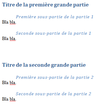 Exercice à réaliser