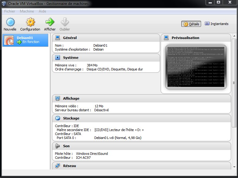Image Virtualbox