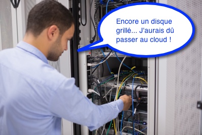 Encore un disque grillé... j'aurais dû passer au cloud !