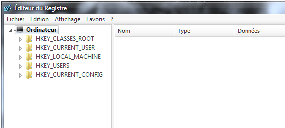 Mon éditeur de registre