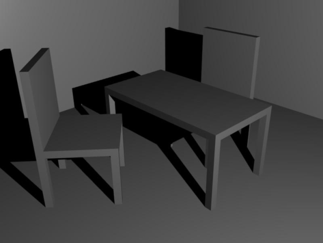 Et voilà notre première scène 3D !