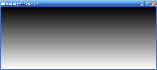 Dégradé du noir au blanc