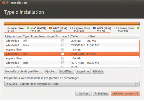 Avant de formater, sélectionnez la bonne partition !